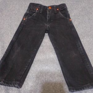 Black Wrangler Slim Jeans size 2T Boys